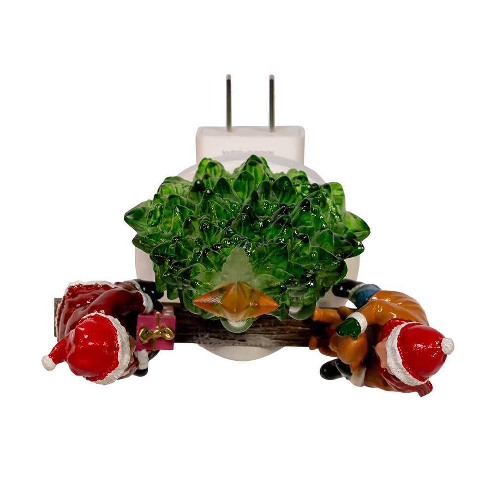 Seesaw Twins with Tree and Teddy Bear LED Night Light 6.18"