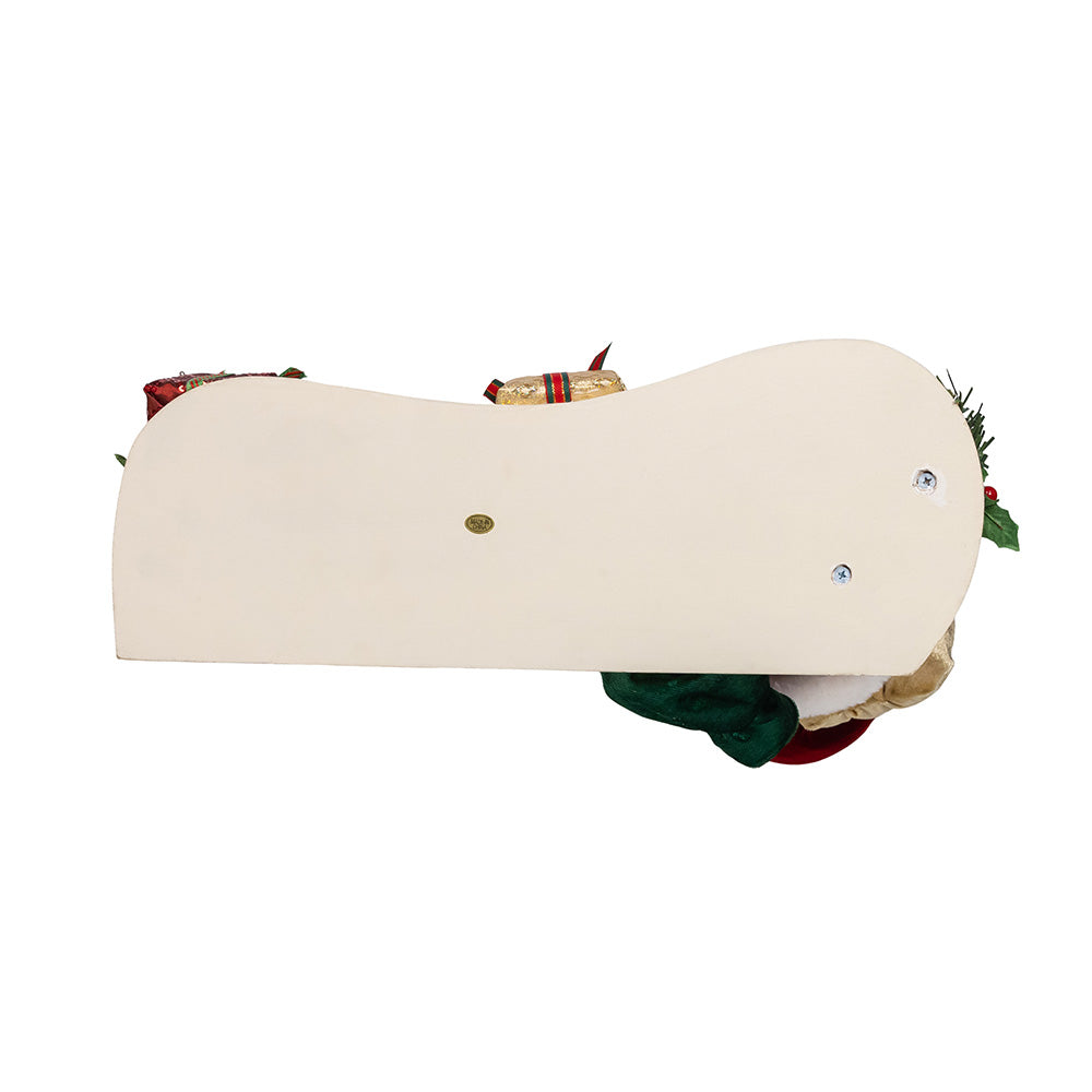 Kringle Klaus LED Fireplace Mantle 17"