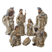 Classic Resin Nativity Set of 7