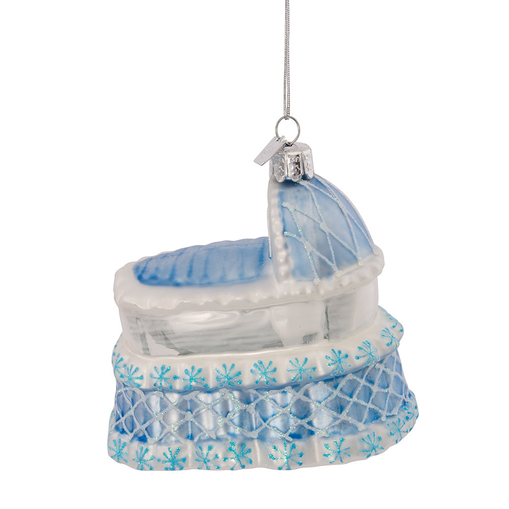 Noble Gems Baby Boy Glass Ornament Set of 4