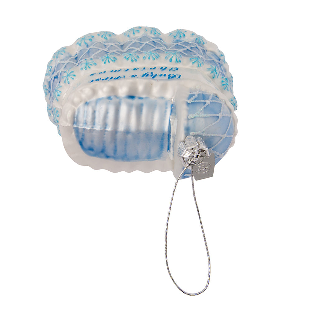 Noble Gems Baby Boy Glass Ornament Set of 4