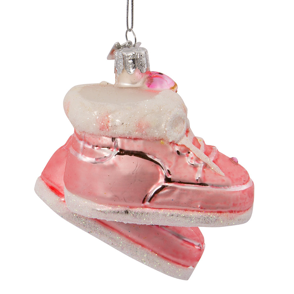 Noble Gems Baby Girl Glass Ornament Set of 4