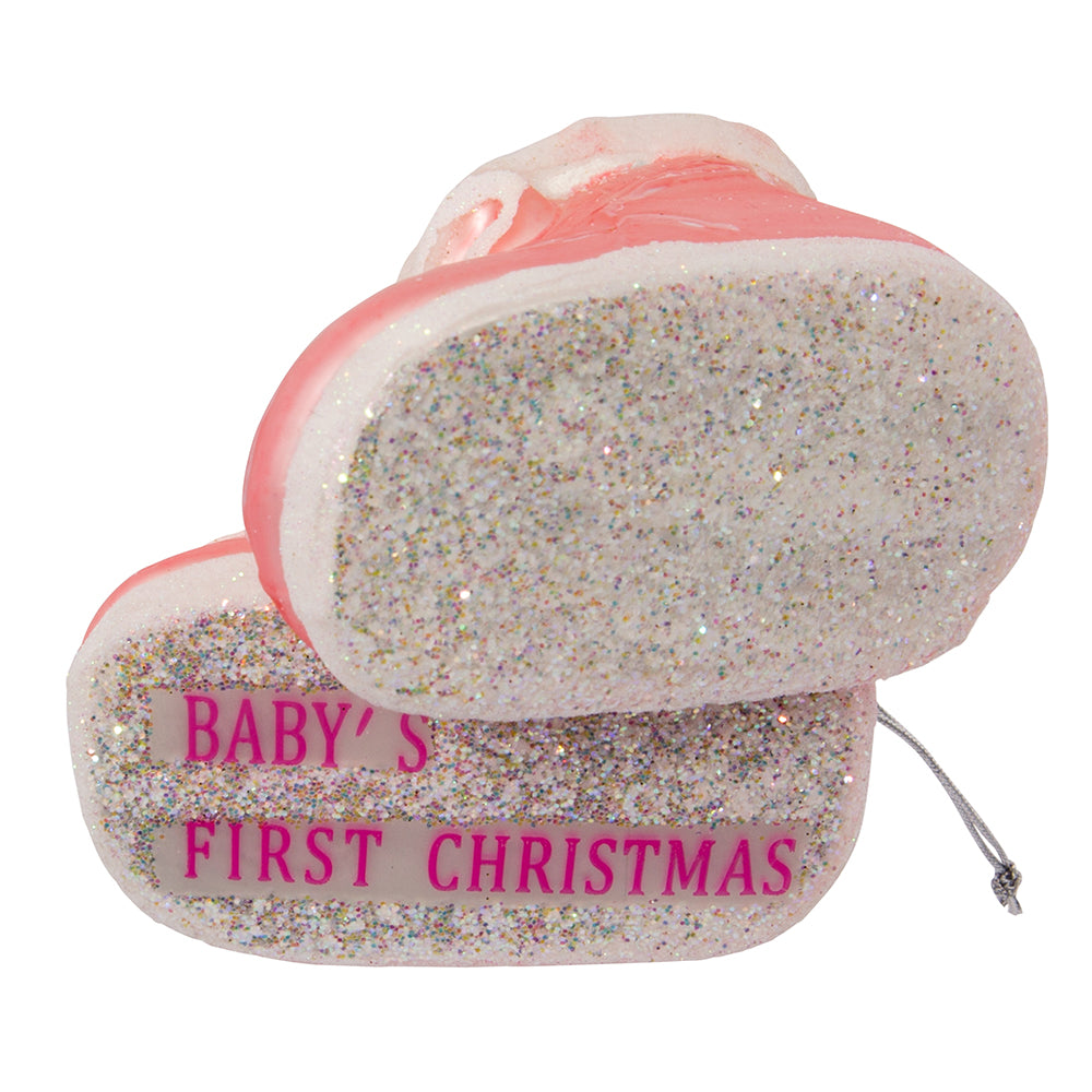 Noble Gems Baby Girl Glass Ornament Set of 4