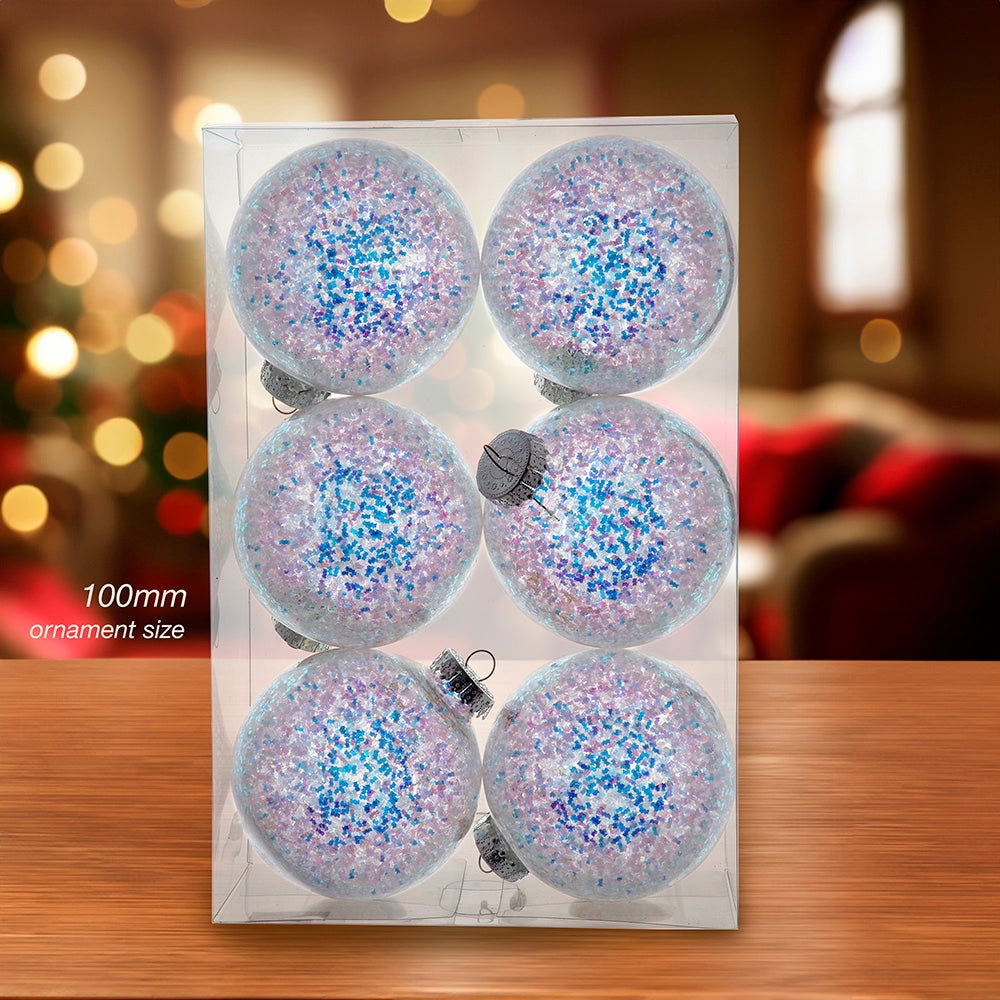 Noble Gems Baby Girl Glass Ornament Set of 4