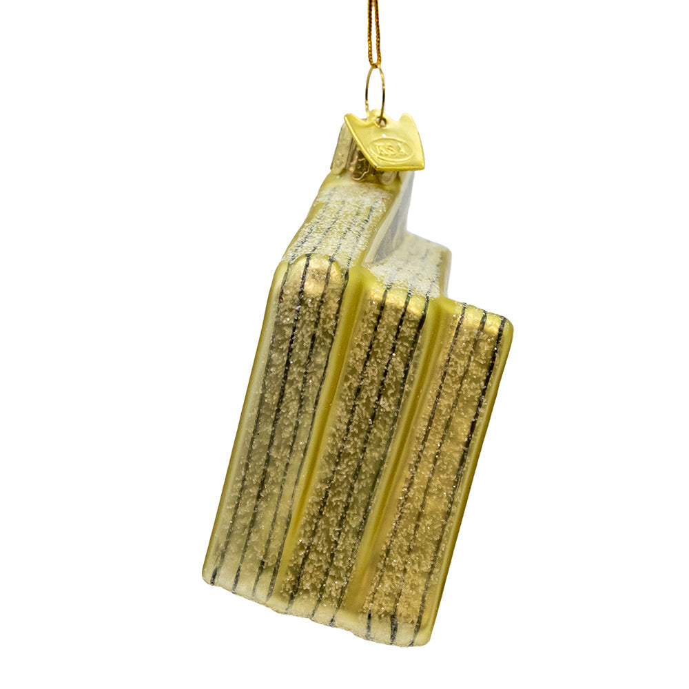 Noble Gems $100 Bills Glass Ornament 5"