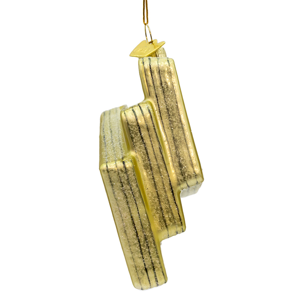 Noble Gems $100 Bills Glass Ornament 5"