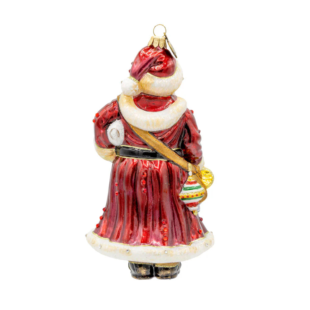 Santa's Arm Full Of Gifts Ornament