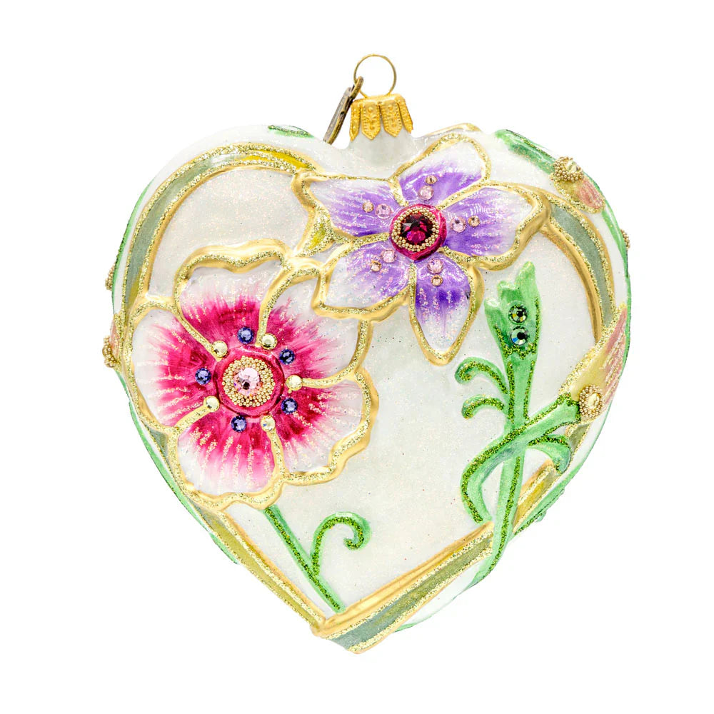 Floral Heart Ornament