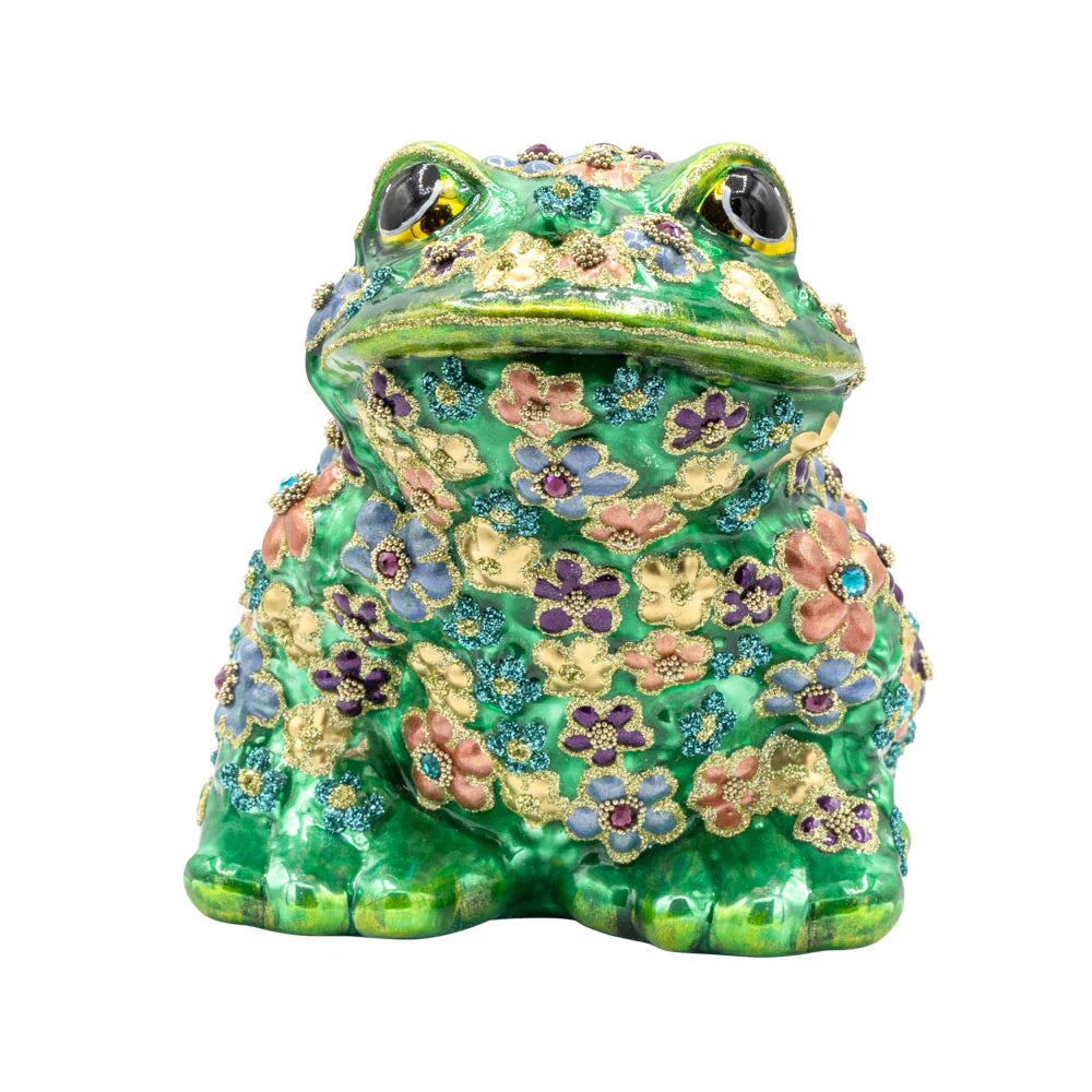 Floral Frog Ornament