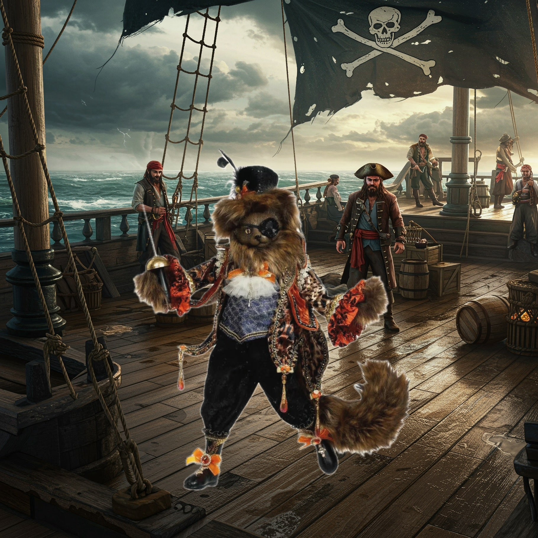 Swashbuckling Pirate Cat