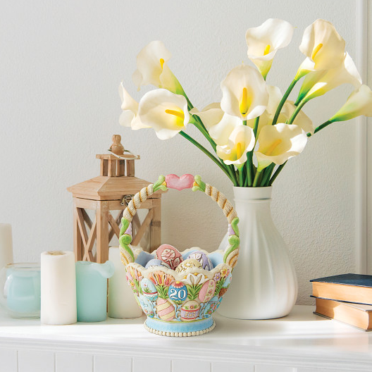 Eggs-tra Special Easter Basket 20th Annual Easter Basket with Set of 5 Eggs