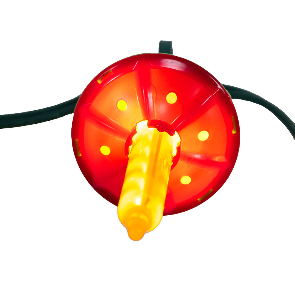 Multi-Colored LED Bubble String Light Set of 7