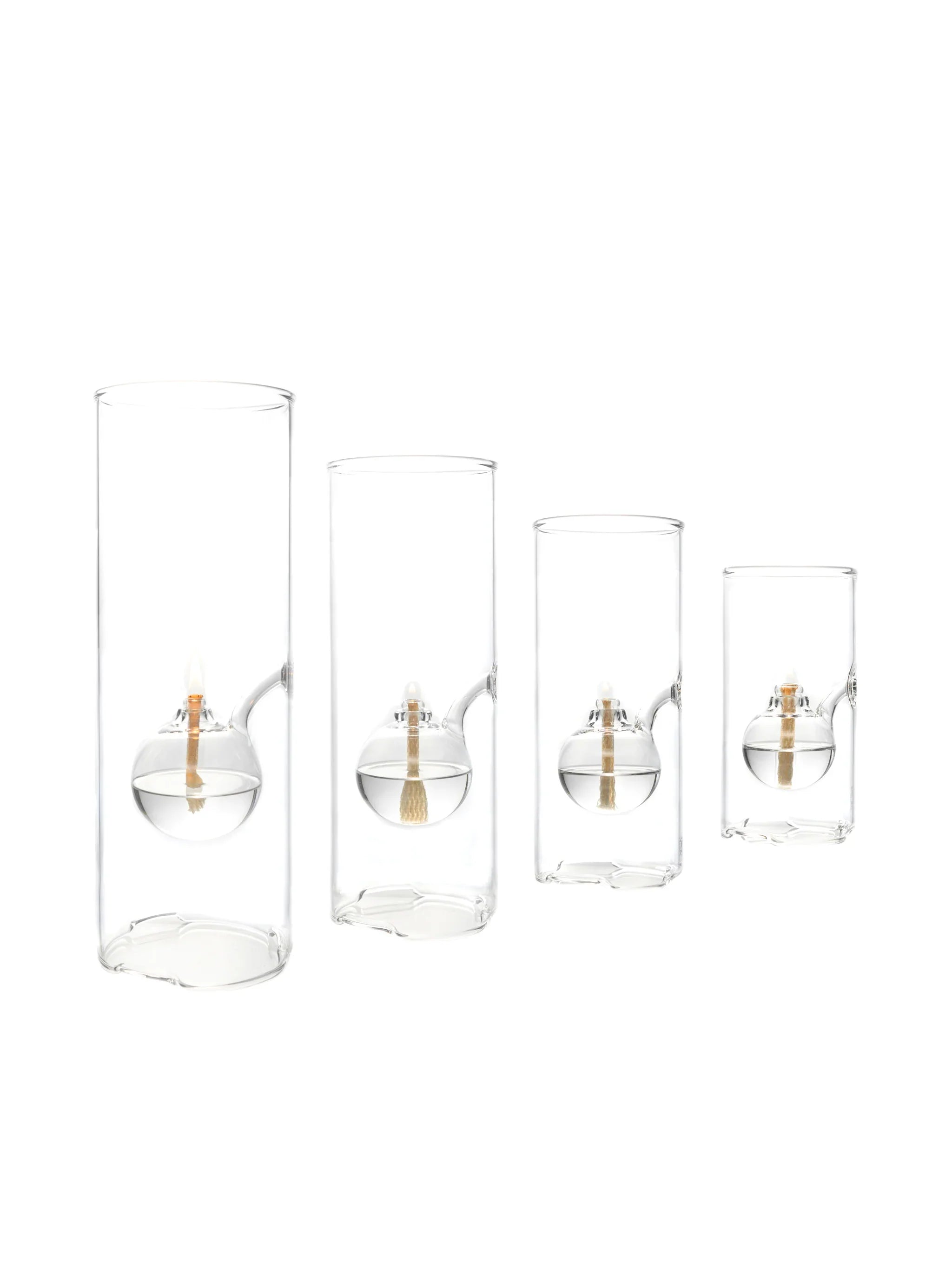 Wolfard Oil Lamp Set of 4 Plus Clear Lamp Oil