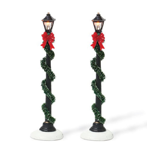 Small Town Street Lamps Set of 2