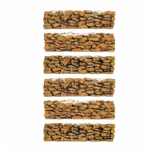 Village Stone Wall Set of 6