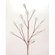 Red & White Marshmallow Spray 32"
