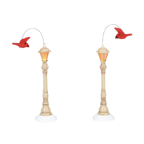 Village Cardinal Street Lights Set of 2