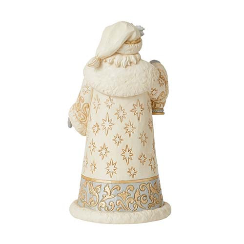 Season To Shine Holiday Lustere Santa with Lantern