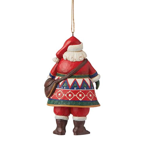 Lapland Santa with Satchel Ornament