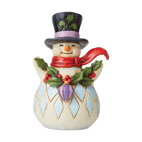 Making Things Merry Snowman with Holly Garland Pint Sized