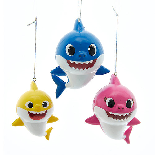 Baby Shark Ornaments Set of 3