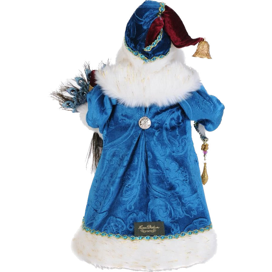 Jeweled Peacock Santa